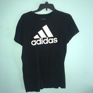 Adidas Black T-shirt.